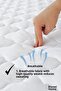 100% Cotton |   Quilted Liquid-Proof Mattress Cover |   Full Edge, Single, Double Mattress Protector Mattress Pad - 5