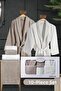 10 Piece Family Set Women's & Men's Bathrobe Set - Leopard