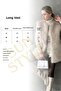 Women's Beige Pocket and Lining Detailed Collar Hooked Long Fur Vest - Plus Size - 2