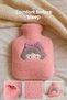 Pink Plush Hot Water Bag – Soft, Safe and Stylish Girl Model, 1 Liter - 4
