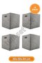 Multi-Purpose Felt Organizer In-Cabinet Organizer Storage Box 4 Pieces - 2