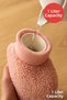 Pink Plush Hot Water Bag – Soft, Safe and Stylish Girl Model, 1 Liter - 6
