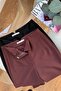 Zr Lowa Burgundy Flat Trousers - 4