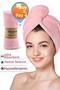 Thick Microfiber Hair Towel Beach Sea Pool Cap Drying Bath Hair Drying Head Towel Pink