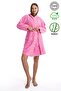 Bamboo Luxury Women's Antibacterial Hooded Bathrobe