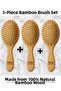 100% Natural Bamboo Comb Set of 3 (22Cm-6Cm)