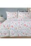 Seersucker 100% Cotton Double Duvet Cover Set Olivia