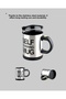 Stainless Steel Self Stirring Smart Mug – Heat Insulated - 4