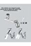 Nhr-Hlss Multi-Directional Rotatable Faucet Head 2 Functions (132335) Water Flow - 3
