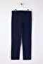 Lacivert Erkek Dar Paça/Slim Fit Mevsimlik %100 Pamuk Likralı Kumaş Pantolon TMNAW26PL00032 - 5