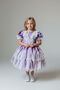 Short Girl Dress with Lace - 4