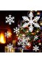 15 Pieces |   3mm Wooden Snowflake Christmas Tree Ornament Set |   Natural Mdf - 6