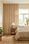 4-Layer Beige Sunshade Curtain - Anti-Dust, Sound Insulation, Heat and Cold Insulation - 3