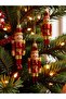 3 Pieces Lead Man Shaped Pine Tree Ornament New Year Birthday Party Decorations - 4