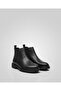 Men's Black High Sole Winter Boots - 4