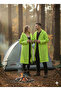 Unisex Pistachio Green Eva Fabric Water Windproof Raincoat - 3