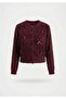 Premium Plush Heart Button Women's Cardigan - 2