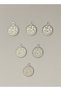 Moon Star Needlework, Evening Dress, Towel, Dowry Etc. Metallic Coated Plastic Flake. 11mm. Approximately: 270-275 Pieces.