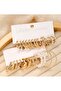Elegant 12 Pcs Gold Colour Hoop & Pearl Earring Set - 2