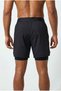 Man of Man Men's Printed Lined Dark Anthracite Shorts, Leggings Shorts, Fitness Shorts, Training Shorts - 4