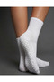 Women's Cotton Non-Slip Sole Tawaf Hajj Umrah Home Socks Socket Yoga Pilates White