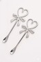 Heart Bow Tea Sugar Spoon, 6 Pieces