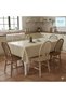 Straw Transparent Coated Lace-Look Non-Slip Easy to Clean - Stain Resistant Pvc Tablecloth -Lal6 - 6