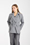 Calina Gray Regular Fit Premium Cashmere Jacket - 2