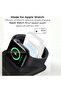 شاحن سفر Qi2 15 وات 3 في 1 قابل للطي لساعة Apple Watch باللون الأسود - 4