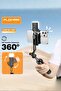 Selfie Stick K5 with LED Light & Bluetooth Remote - Live Streaming & Photo