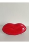 Women's Red Leather Makeup, Stationery, Pen Holder, Gift, Cosmetic Bag - 7