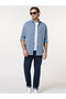 The Crisp Check – Light Blue Gingham Shirt with Fresh, Breathable Cotton, Slim Fit - 3