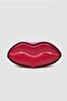 Maykis Fuchsia Lip Small Leather Makeup, Stationery, Pen Holder, Cosmetic Bag - 4
