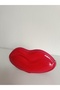 Women's Red Leather Makeup, Stationery, Pen Holder, Gift, Cosmetic Bag - 5