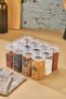 12-Piece 300ml Vacuum Lid Spice Rack Set - Leak Proof Gasket - 25 Label Gifts