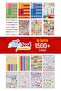 كتاب ملصقات مخطط أكثر من 1500 قطعة من الملصقات - أجندة، مذكرات، مخطط، مجلة رصاصة، سجل القصاصات - 3