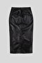 Leather Slit Women's Skirt - 5