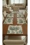 Green French Peasants 35X45 cm Rustic Vintage American Service 6 Piece Tableware Presentation Set - 7