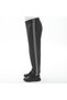 Men's Anthracite Color Sweatpants with Side Stripes and Zipper Pockets (with Large Size Option) - 6
