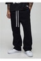 Unisex Oversize 3 Thread Ribbed Baggy Leg Sweatpants - 6