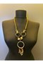 Women's Necklace with Wooden Ring 28 cm - 3