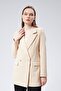 Light Beige Oversized Woven Blazer Jacket