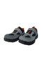 Power Men's Grey-Orange Steel Toe Suede Work Safety Shoes Eldi320-999 - 3