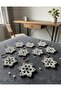 Snowflake Keychain - Gift Keychain 10 Pieces (Henna-Wedding-Birthday-Christmas) Only Keychain