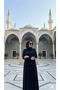 Inci Model Shawl and Umrah Dress with Zikirmatik Gift - 5