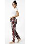 Women's Pajama Bottoms Comfortable Fit Soft Texture Colorfast Velvet Fabric Teddy Bear Pattern - 3