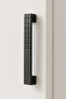 4 Pieces Bihter Patterned Handle 128 mm Black Kitchen Handle Drawer Cabinet Door Handle Metal Furniture Cabinet - 3