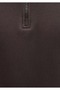 0S10278 Basic Half Zipper Sweatshirt Brown - 8