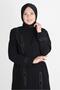 Judge Collar Stone-Embellished Coat 10543