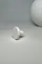 Modern White Button Handle Single Drawer Cabinet Door Handle Minimalist Furniture Handles - 2